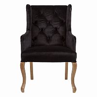 кресло с ушами черное ashby chair в Нижнекамске