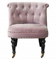 низкое кресло aviana pink velvet в Нижнекамске