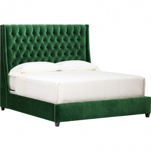 кровать двуспальная 160х200 зеленая emerald в Нижнекамске
