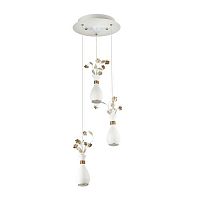 подвесная светодиодная люстра odeon light carolis 4035/18l в Нижнекамске