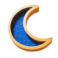 детский светильник месяц синий в Нижнекамске