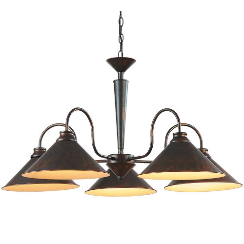 подвесная люстра arte lamp cone a9330lm-5br в Нижнекамске