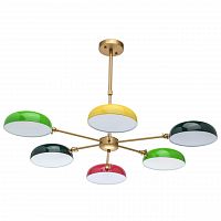 потолочная светодиодная люстра de markt имаджинариум 1 724010106 разноцветная в Нижнекамске