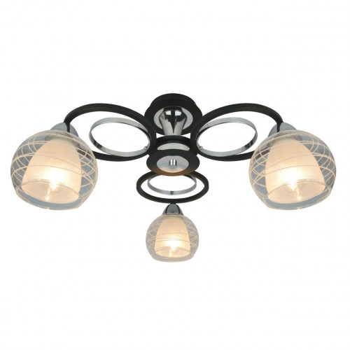потолочная люстра arte lamp ginevra a1604pl-3bk в Нижнекамске