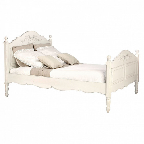 кровать белая деревянная200х200 марсель в Нижнекамске