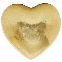 фигурка сердечко 7,6х7,1х4,6 золотое в Нижнекамске