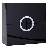 комод lotus черный лак в Нижнекамске