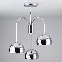 подвесная люстра eurosvet solario 70067/3 хром в Нижнекамске