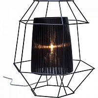 лампа настольная wire черная в Нижнекамске