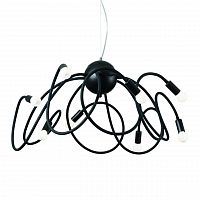подвесная люстра ideal lux multiflex sp8 nero в Нижнекамске
