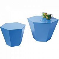 столик кофейный hexagon синий в Нижнекамске