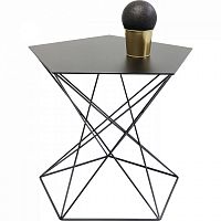столик приставной miami черный 60x45 в Нижнекамске