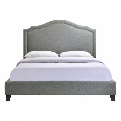 кровать двуспальная 160х200 серая cassis upholstered в Нижнекамске