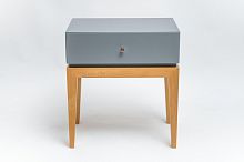 прикроватная тумбочка серая one static в Нижнекамске