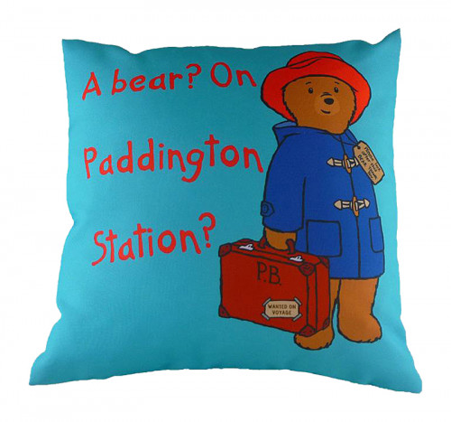 подушка с принтом paddington bear blue в Нижнекамске