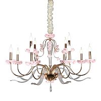 подвесная люстра omnilux muntiggioni oml-70413-12 розовая в Нижнекамске