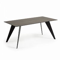 стол nack 180x100 черный, фарфоровый металлический мох c747k09 от la forma (ex julia grup) в Нижнекамске