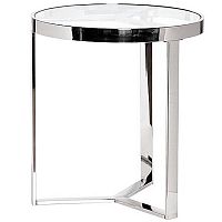 стол журнальный bridge chrome 50*55см хром в Нижнекамске