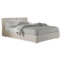 кровать двуспальная 160х200 белая из велюра dante в Нижнекамске