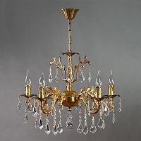 подвесная люстра ambiente granada 2118/5 ab leaf crystal в Нижнекамске