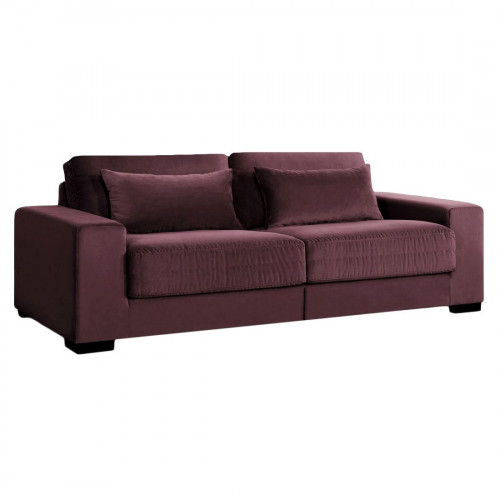 диван lotos violet раскладной прямой бордовый в Нижнекамске