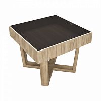 столик журнальный lago maggiore light brown бежевый, чёрный в Нижнекамске