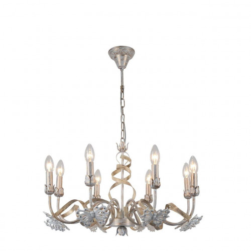 подвесная люстра arte lamp libellula a8626lm-8wg в Нижнекамске