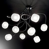 потолочная люстра ideal lux octopus pl9 nero в Нижнекамске