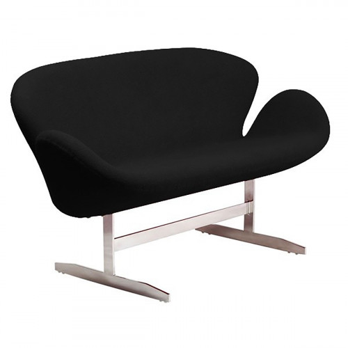 диван swan sofa прямой черный в Нижнекамске