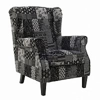 кресло black patcwork серое в Нижнекамске