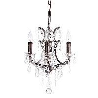 люстра 19th c. rococo iron & clear crystal round vol.i бронза в Нижнекамске