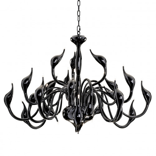 подвесная люстра lightstar cigno collo bk 751247 в Нижнекамске
