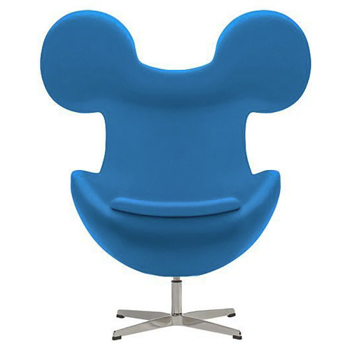 кресло egg mickey голубое в Нижнекамске