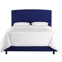 кровать двуспальная 160х200 синяя everly blue в Нижнекамске