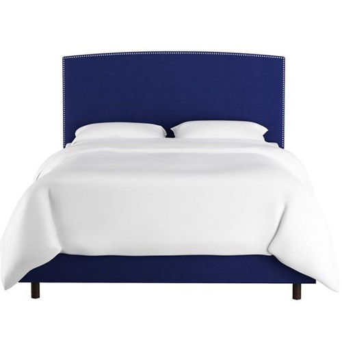 кровать двуспальная 160х200 синяя everly blue в Нижнекамске