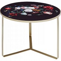 столик приставной flores черный 55x38 в Нижнекамске