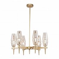 подвесная люстра maytoni lita h002pl-06g янтарная в Нижнекамске
