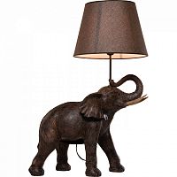 лампа настольная elephant safari коричневая в Нижнекамске