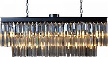 люстра odeon l110 black&glass чёрная, прозрачная в Нижнекамске