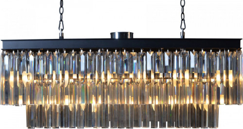 люстра odeon l110 black&glass чёрная, прозрачная в Нижнекамске