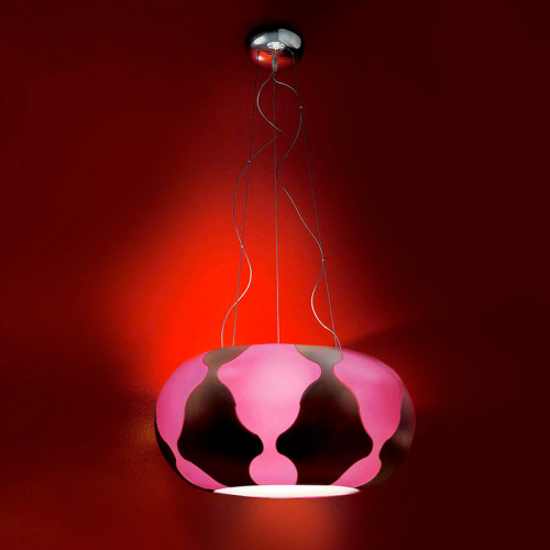 подвесной светильник flan fucsia/marrone от leucos в Нижнекамске
