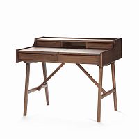 письменный стол walnut ottosen коричневый в Нижнекамске