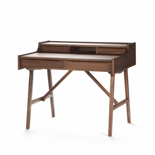 письменный стол walnut ottosen коричневый в Нижнекамске