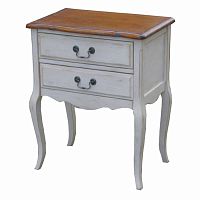 прикроватная тумба mobilier de maison белая, коричневая в Нижнекамске