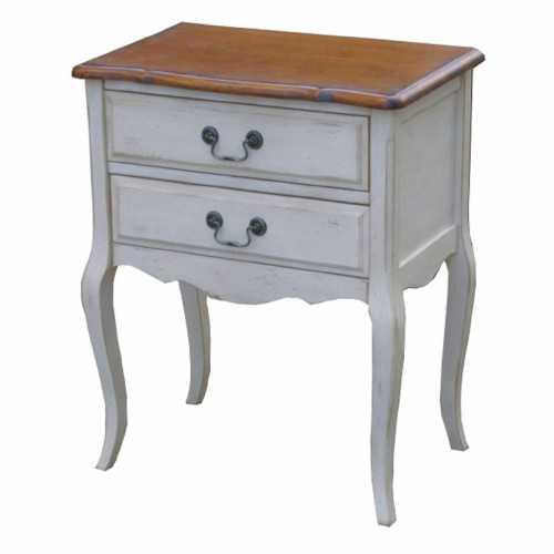 прикроватная тумба mobilier de maison белая, коричневая в Нижнекамске