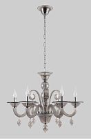 подвесная люстра crystal lux caetano sp-pl6 smoke в Нижнекамске