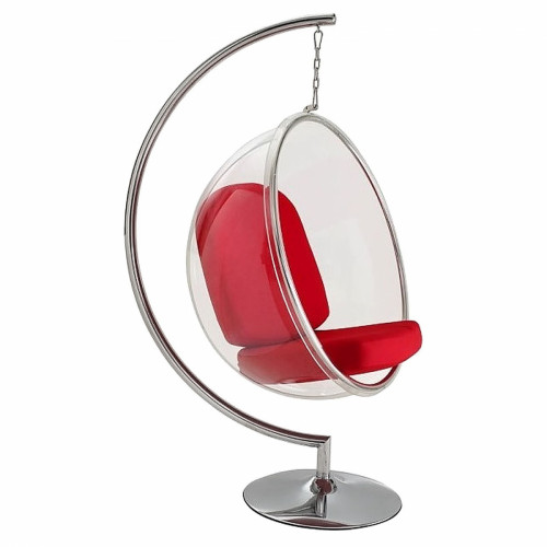 кресло bubble chair with stand красное в Нижнекамске