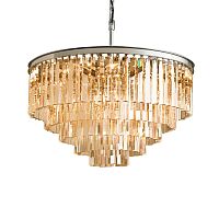 подвесной светильник odeon 10a chrome/amber от delight collection хром/янтарная в Нижнекамске