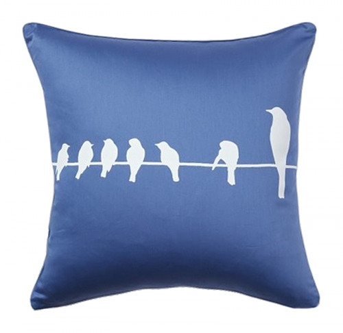 подушка с птичками birdies on a wire diamond-blue в Нижнекамске