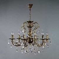 подвесная люстра ambiente alicante 8888/6 pb tear drop в Нижнекамске